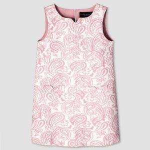 Victoria Beckham Target Blush Jacquard Shift Dress